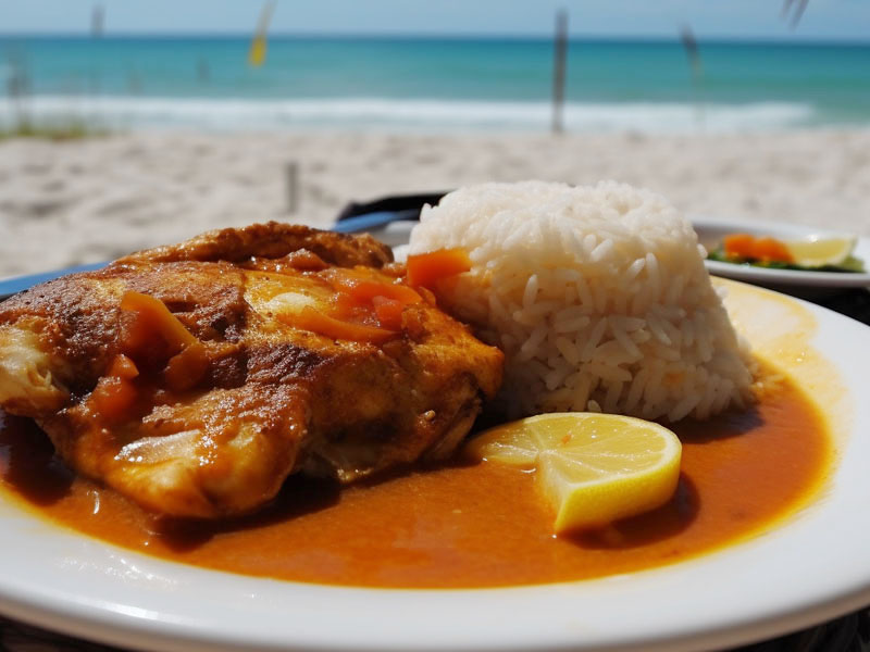 Pescado guisado de las Bahamas